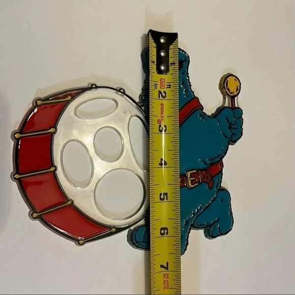 COOKIE MONSTER Vintage Stencil Applause Drummer - Picture 7 of 7